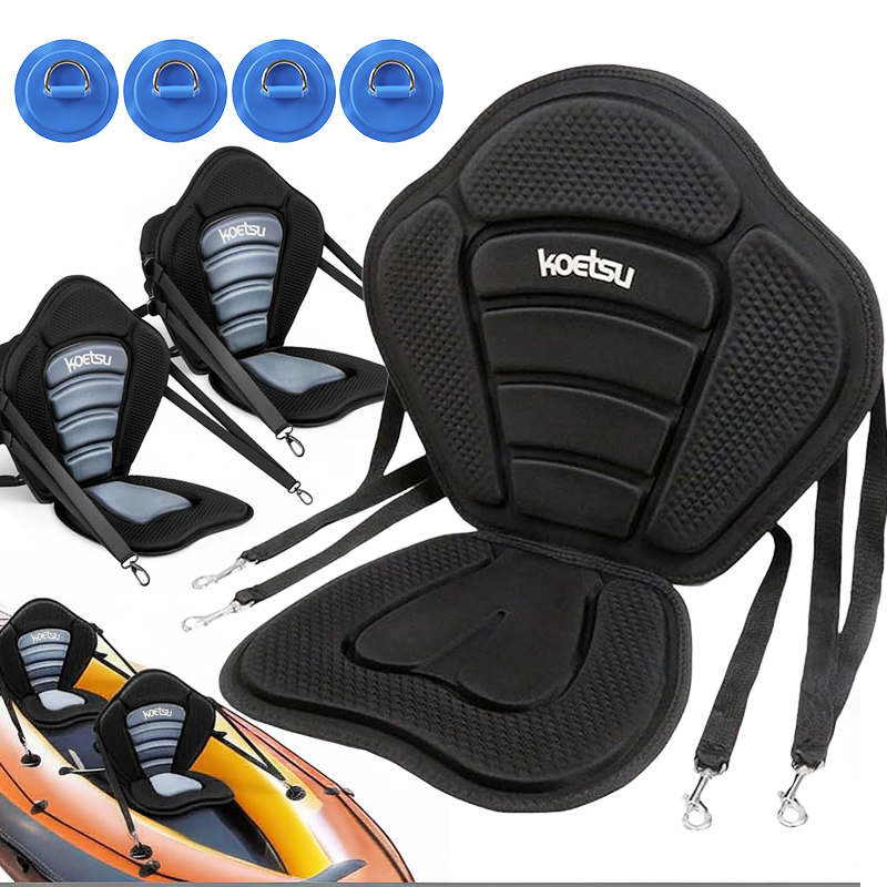 Kayak Seat Adjustable EVA Back - Fishing Kayak Crate ulasan dan harga