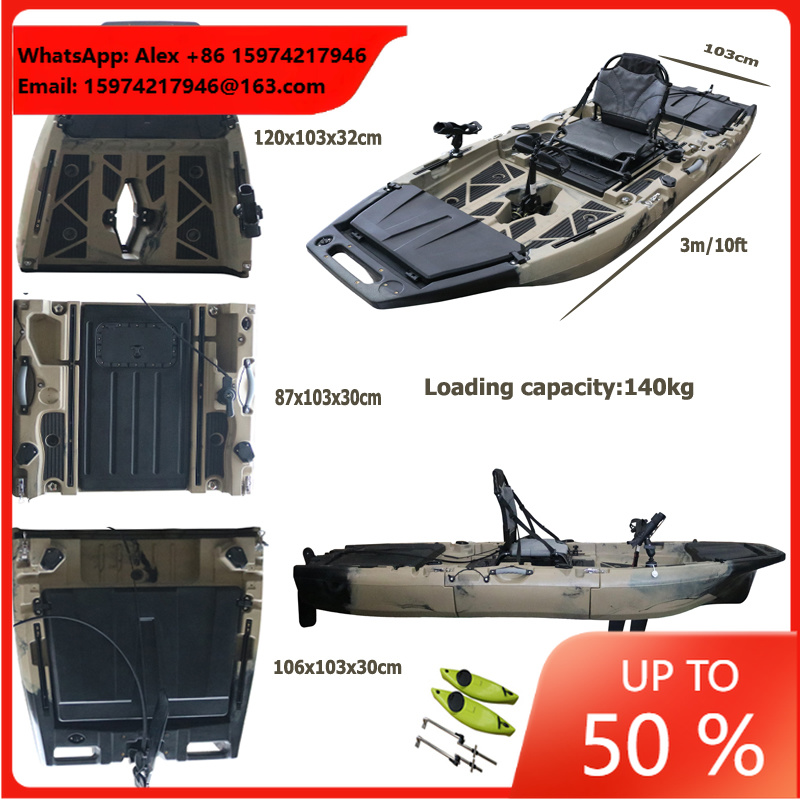 10FT Modular Fishing Fins Prop - Fishing Kayak Sit In ulasan dan harga