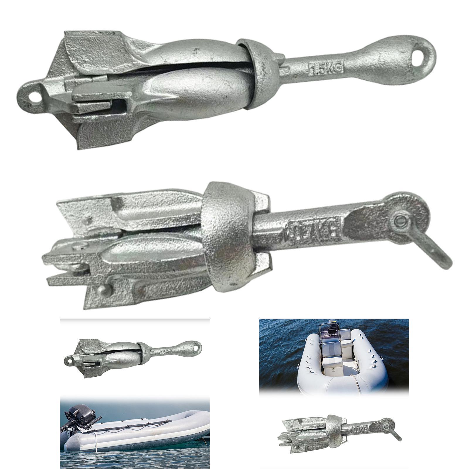 Compact Foldable Marine Anchor - Fishing Kayak Anchor ulasan dan harga