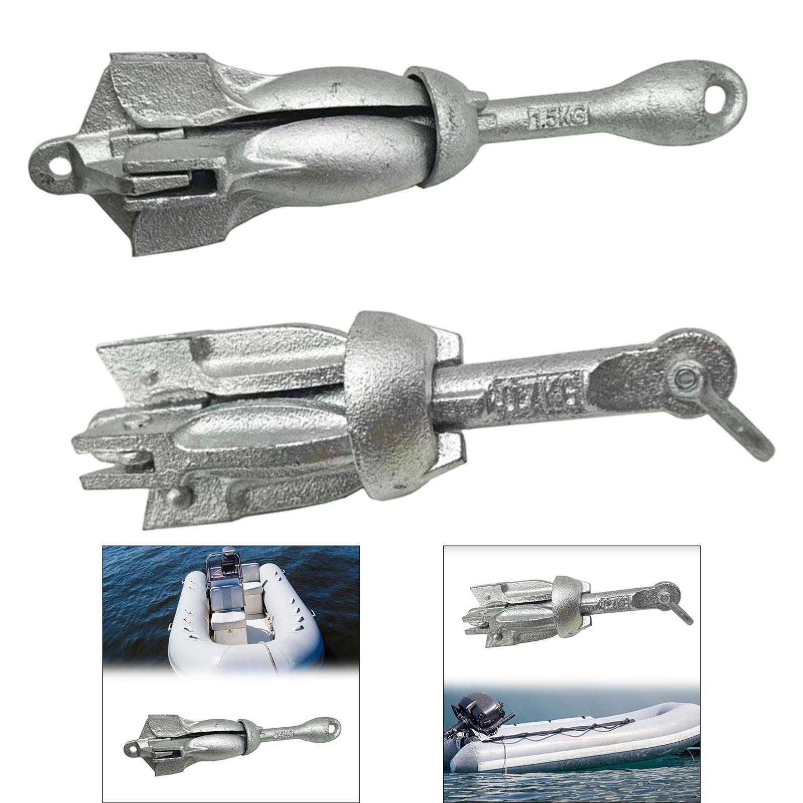 Compact Foldable Marine Anchor - Fishing Kayak Anchor ulasan dan harga