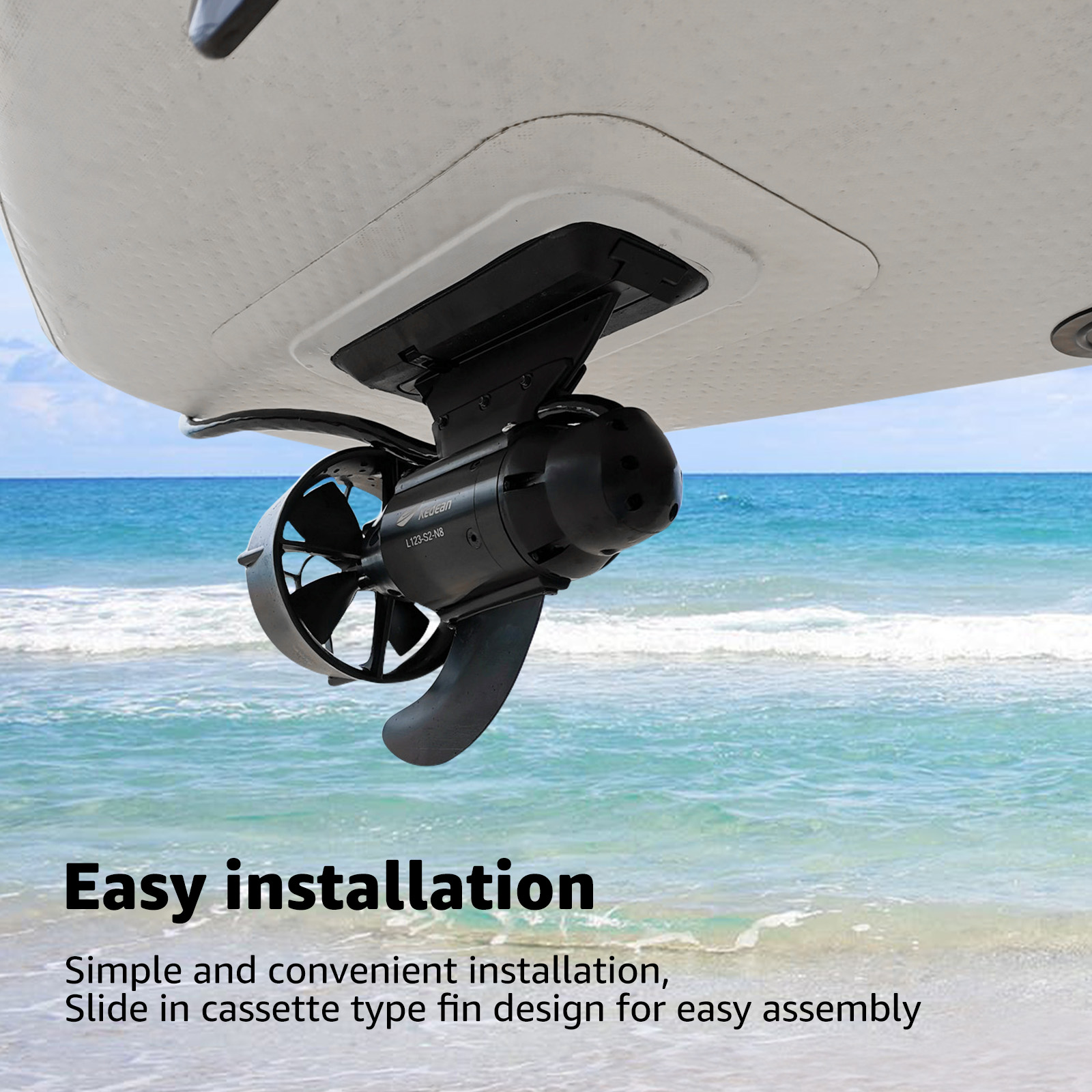 380W 600W Electric Fins Stand  - Fishing Kayak Crate ulasan dan harga