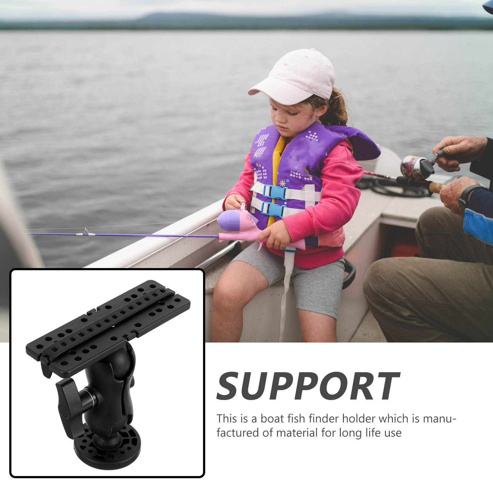 Fish Finder Holder for Boat Ad - Fishing Kayak Fish Finder Mount ulasan dan harga