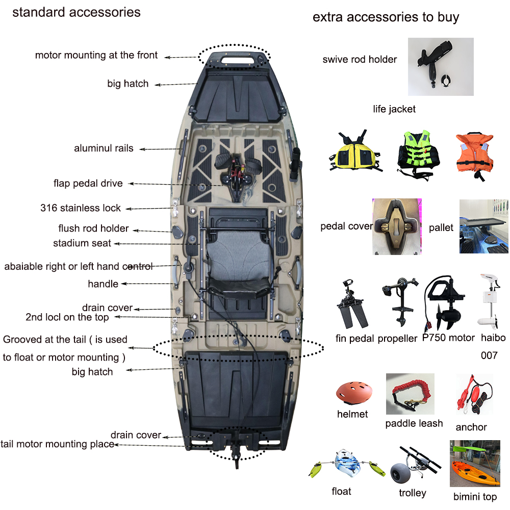 10ft Modular Sit-On-Top Fishin - Fishing Kayak Sit On Top ulasan dan harga