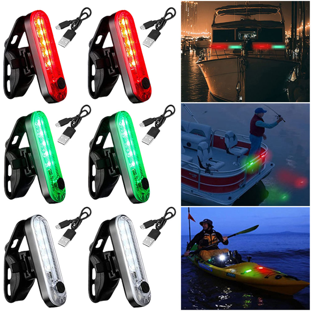 LED Boat Navigation Light USB  - Fishing Kayak Anchor ulasan dan harga